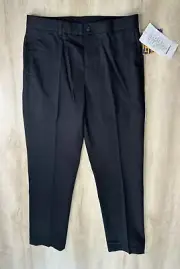 NWT Brooks Brothers Mens Pants Black 33*32 Advantage Chino Stretch Clark Fit