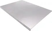 BILLAMB Stainless Steel Cutting Boards for The Kitchen, Suitable for Meat, Fruits, Vegetables, Bread, and Baking Large-Sized Cutting Boards (40 x 30cm/15.7 x 11.8 in)