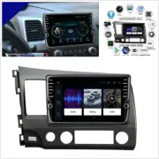 For 06-11 Honda Civic 9'' 1080P 1＋16GB Quad-core Car Stereo Radio GPS Navigation