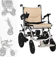 Folding Electric Wheelchairs,Electric Power Or Manual Wheelchair,Rear Anti-Tilt Design,360° joystick driving,Multi-Gear Switching,5.2ahbatteryx2,Easy To Clean,14kg Lightweight