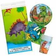 Dinosaur Party Pack for 8 guests - Dinosaur Jurassic Park Party Supplies