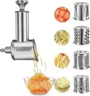 Stainless Steel Slicer Shredder Attachment for 6.9*5.4inch,