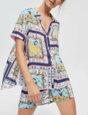NEW PETER ALEXANDER DISNEY SNOW WHITE VISCOSE PJ SET RRP$159.90 3+ SIZE 24-26
