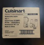 Cuisinart Hurricane Compact Juicing Blender (CBP-380P1)