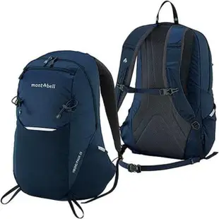 【mont bell】黑 Hiking Pack 23L 登山背包 附背包套 隨身背包雙肩包攻頂包 1123921(1123921)