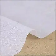 Fusible Interfacing Fabric Track Iron Iron on Interfacing 80g/Meter 100cm*100cm Interlining Iron-On Fusible White Interface Filling Wadding