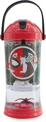 Marvel Spider-Man vs. Venom Snowglobe Tumbler with Straw