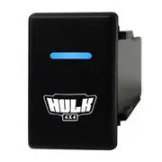 Hulk 4X4 Switch Push Button On/Off 12V Logo to suit Isuzu D-Max Mux, Bt-50 2020 On - HU1365BW-10H