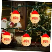 Christmas Santa Claus String Lights, 8.5Ft Christmas 8.5 Ft Santa Claus Lights