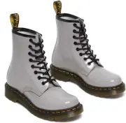 DR MARTENS WOMENS 1460 BOOTS ZINC GREY SIZE UK 5, US 7 NWB $170