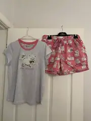 Peter Alexander Ladies Pyjama Set Vintage Kitten Medium