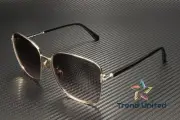 Tom Ford FT1029 28B Metal Shiny Rose Gold Gradient Smoke 57mm Women's Sunglasses