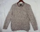 Alison Andrews Sz M Knit Pastels Color Sequined Detail Crewneck Sweater NWT