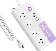 [UseeLink] Smart Power Strip, Fast Charge,Support Apple HomeKit, Alexa, SmartThiiings,Google Home,with 4 Outlets and 2 USB Ports & 2 Type C, Timer and Voice/APP Remote Control 1.5m Extension Lead