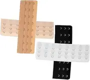 [TEMPNAP] 4pcs Bra Extender Straps Buttons Bra Extension Buckles for Women Adjustable Corset