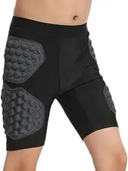 Hip Butt Padded Short - Stylish Butt Enhancer, High-Rise Padded Shorts | Youth Padded Compression Shorts, Smooths Silhouette and Shapes Short Figure for Leggings and Dresses Youth Child