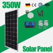 350W Solar Panel Kit 12V 350 Watt Mono RV Caravan Camping Home Battery Charging