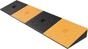Rubber Curb Ramp 2" Rise Height, 39.4" Length Curbside Bridge Ramp, for Driveway Curb Ramp Loading Dock Truck Pickup Threshold Ramp Rubber Slope Pad, 1PCS