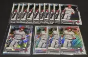 14) JORDYN ADAMS RC 2021 Bowman Chrome w/ Mojo & Atomic Refractor #BCP-30 ANGELS