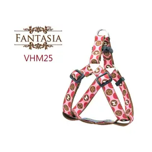 范特西亞 Fantasia【多款V】中型犬外出胸背帶(M) 安全鎖插扣 防暴衝 (狗項圈 中型狗 狗牽繩 拉繩另購)