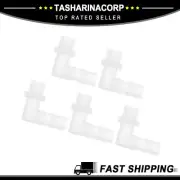 Universal Piece of 5 1/2" Hose Barb G3/8 Male NPT Elbow Barbed Adapter Aquarium