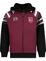 State Of Origin Qld State Of Origin Youth Jacket, Maroon, Size 14