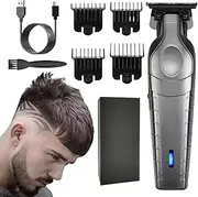 Electric Razor Mustache, Cordless Beard Groomer, Powerful Hair Clipper, Precision Beard Shaver with Wireless and Rechargeable Design for Home or Travel Use, 1 Piece