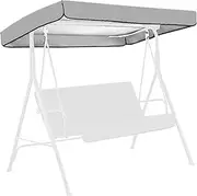 Swing Canopy Replacement, 75x47 Waterproof Swing Cover Replacement, Sunproof Outdoor Swing Cover for Garden Swing Chair Patio Hammock Grey Swing Cover Replacement Swing Cover Swing Seat Replacement