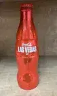 Coca Cola Las Vegas 2017 Red Glass Bottle