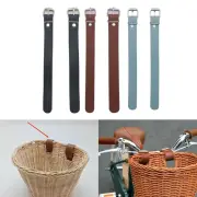 Secure Leather Basket Strap for Kids' Bicycles Waterproof and Scratch proof