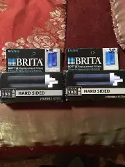 (4) BRITA Hard-Sided Sport Bottles Replacement Water Bottle Filters 2-pack NEW