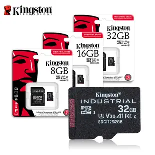 金士頓 Kingston INDUSTRIAL 8G 16G 32G microSD U3 V30 工業高耐用 記憶卡