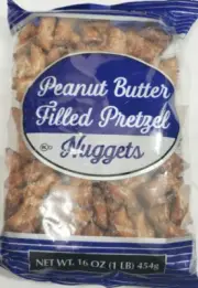 Trader Joe’s Peanut Butter Filled Pretzels Snack Nibbles 16 OZ each (1)