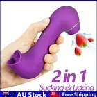 Clitoris Sucking Licking Tongue Vibrator Sucker Nipple Stimulator Dildo Sex Toy