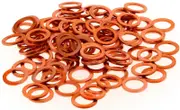 Bihr 8x12x1,0 Copper Washers 100 pieces