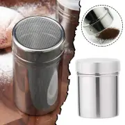 1 Pack Shaker Dispenser Container Stainless Steel For Flour Powdered Sugar New