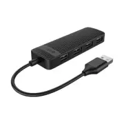 Orico 4 Port USB2.0 Hub, 4x USB2.0, 480Mbps, for Windows/Andriod/Mac OS Black
