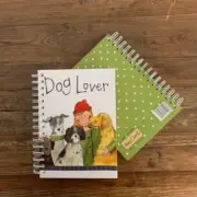 NEW Dog Lover Hard Cover Spiral Notebook Journal By Alex Clark