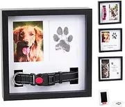 OtterPets Memorial Picture Frame for Pets - Remembrance for Dogs & Cats - Shadow Box with Collar - Keepsake Tribute for Sympathy