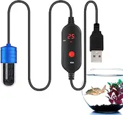 Submersible Heater, 15w Water Heater, Usb Rechargeable Waterproof Heater, Automatic Splash-proof Marine Heaters, Externally Controlled Water Tank Heater, Space Saving Portable Heater Underwater