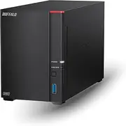 LinkStation 720 8TB 2-Bay Home Office Private Cloud Data Storage with Hard Drives Included/Computer Network Attached Storage/NAS Storage/Network Storage/Media Server/File Server