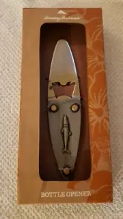 Tommy Bahama Bottle Opener w/Surfboard & Shark - New
