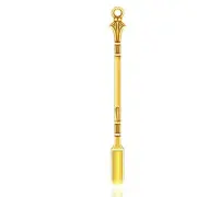 LAB Spoon | Gold Alloy | Laboratory Sacred Shaman Medicinal Kuripe Tepi Mapacho