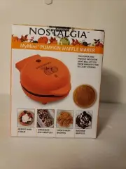 Mini pumpkin waffle maker