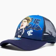 Carlton Blues Charlie Curnow Youths Henrik Trucker Cap