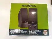 Insignia 2.0 Two Piece Stereo Speaker System Amplified Speaker System NS-22