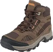[Northside] Unisex-Child Rampart Mid Hiking Boots - Lightweight Performance | Suede/Ripstop Nylon Moisture-Wicking Quick Lace-Up Durable TPR Outsole | Kids Hiking Adventure Essential