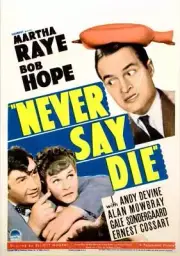 Never Say Die poster Andy Devine Martha Raye Bob Hope 1939 Movie OLD PHOTO