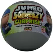 Jumbo Squeezy Surprise! One (1) Giant Series 3 Capsule SqueezyMates NHL Figure, Team Colors, 4" Tall