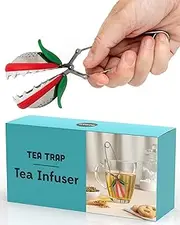Cute Tea Infuser by OTOTO - Loose Leaf Tea Steeper, Tea Accessories, Tea Diffusers, Tea Infuser for Loose Leaf Tea, Tea Strainers, Cute Gifts, Tea Gift Set, Kitchen Gifts, Cooking Gadgets